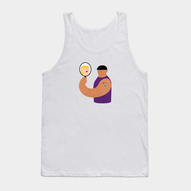 Identity - Pride Tank Top by damppstudio